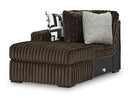 Midnight-Madness Sectional with Chaise