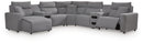 Modmax II Power Reclining Sectional with Chaise and Audio Consoles