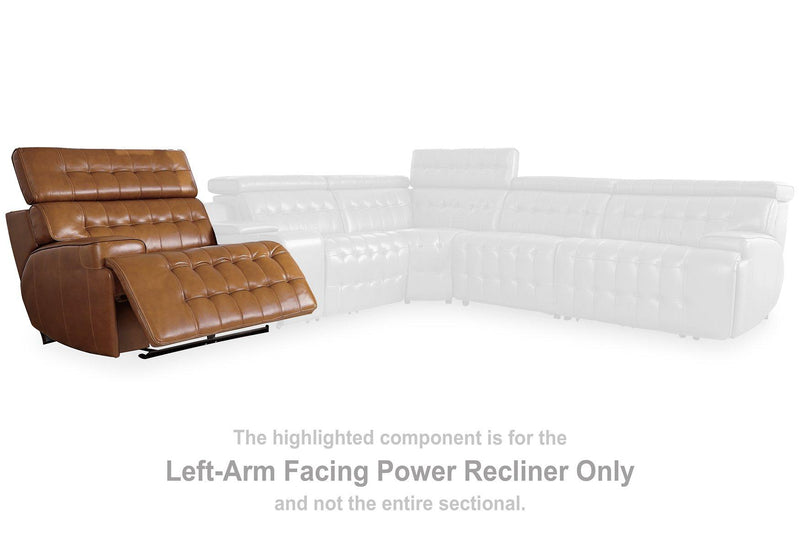 Temmpton Power Reclining Sectional Loveseat