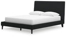 Cadmori Upholstered Bed with Roll Slats