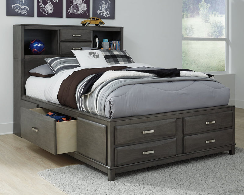 Caitbrook Storage Bed with 7 Drawers