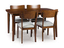 Tameride Dining Table and 4 Chairs (Set of 5)