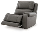5Z - Pittson Power Reclining Sectional Loveseat with Console