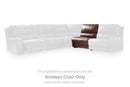 DeepWakes Power Reclining Sectional with Chaise