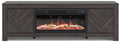 Cayboni 71" TV Stand with Electric Fireplace