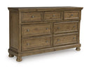 Feddinger Dresser and Mirror