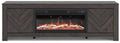 Cayboni 71" TV Stand with Electric Fireplace